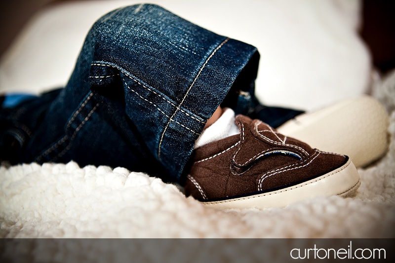 Cooper - Infant - Two months old - awesome shoes