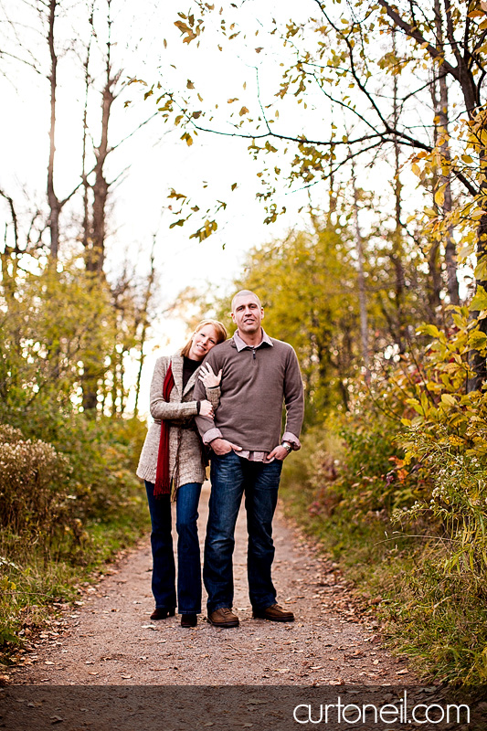 Sault Ste Marie Engagement Photography - Abby and Dave - Whitefish Island, fall, downtown, alley