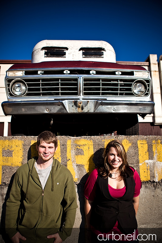 Engagement Shoot - ye old Ford truck