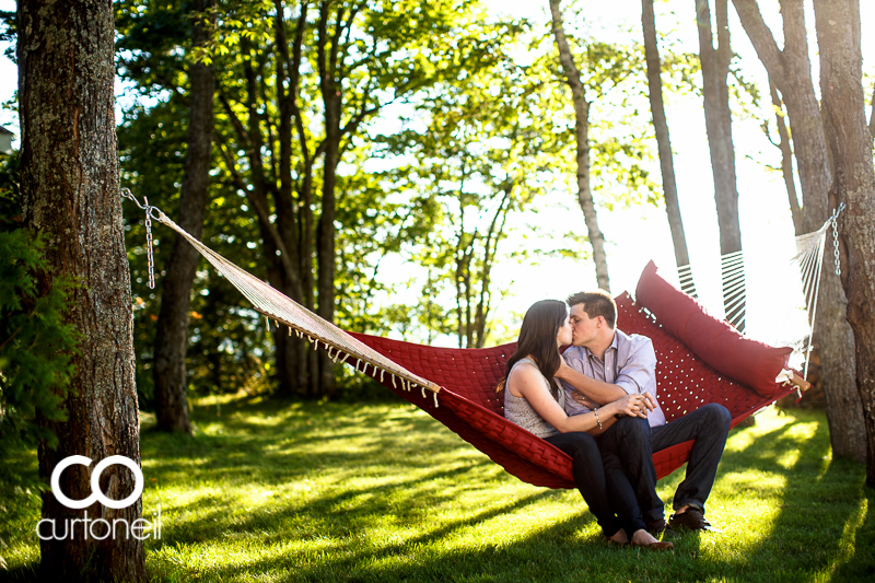 Sault Ste Marie Engagement Photography - Brianna and Josh - Redrock, hammock, summer, sneak peek