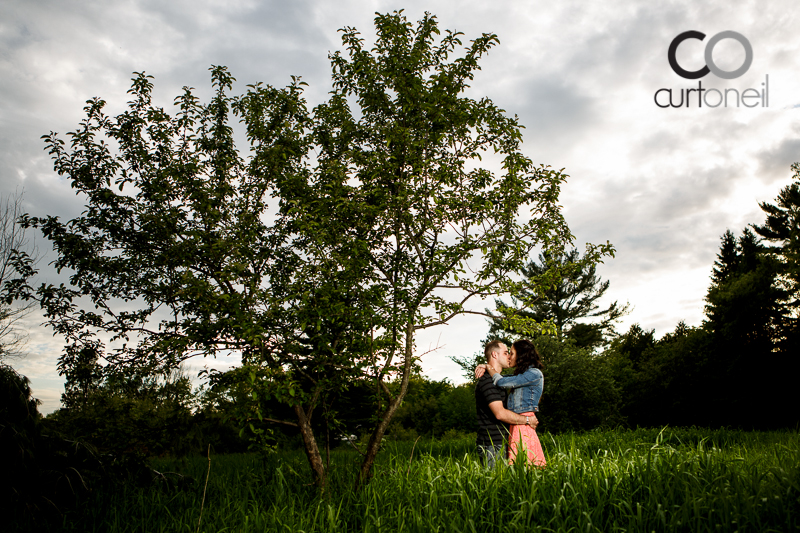 Sault Ste Marie Engagement Photography - Janey and Josh - tall tree, Garden River, summer, sneak peek