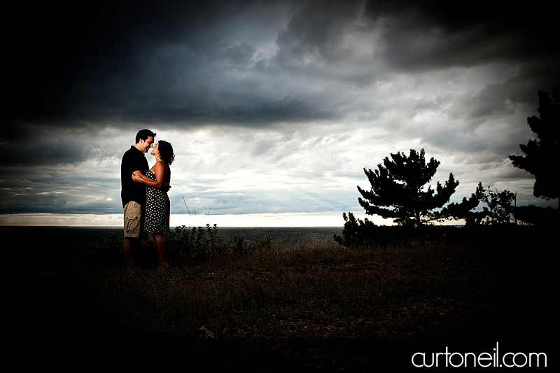 Sault Ste Marie Engagement Photography - Sandy and Skip - Gros cap bluffs
