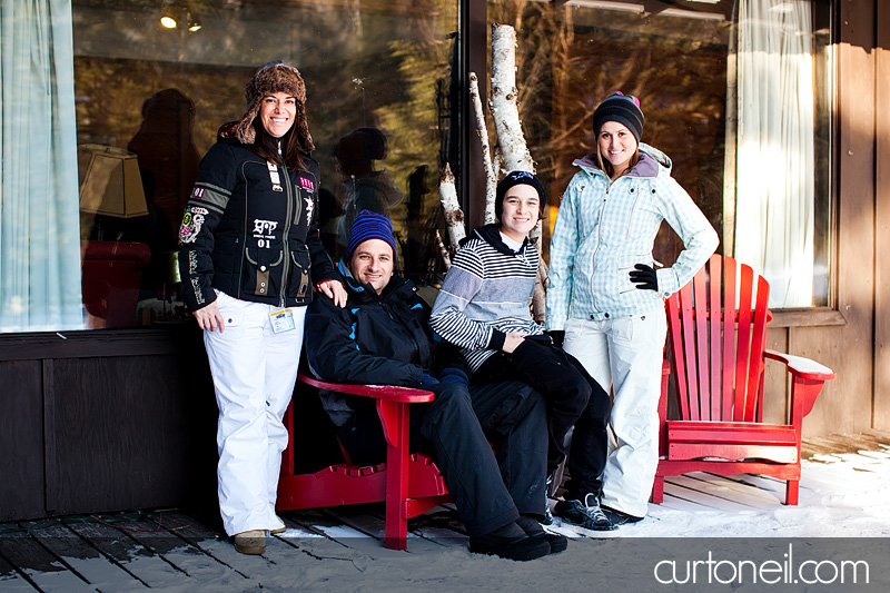Sault Ste Marie Family Photography - Caicco Family Sneak peek at Searchmont Ski Resort on a very cold day