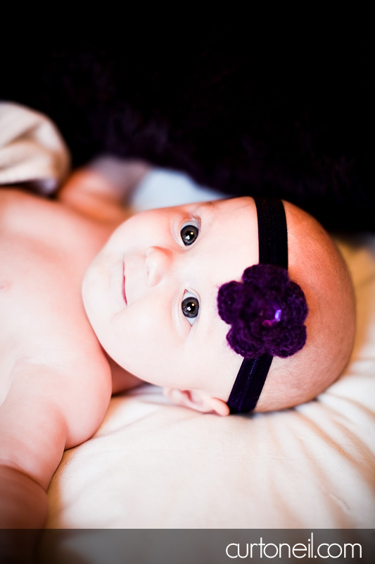 Sault Ste Marie Baby Photography - Madeline at 4 months - sneak peek