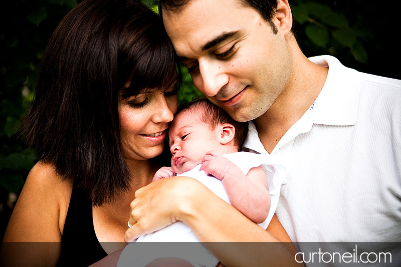 Newborn photography - Charlie - mom, dad and baby