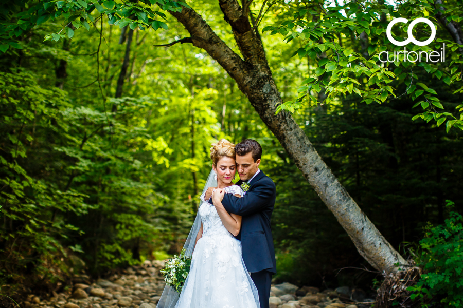 Sault Ste Marie Wedding Photography - Aimee and Greg - sneak peek, summer wedding at Crimson Ridge, creek bed