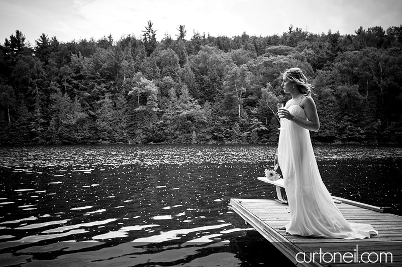 Caitlin on a bridge - Curt O