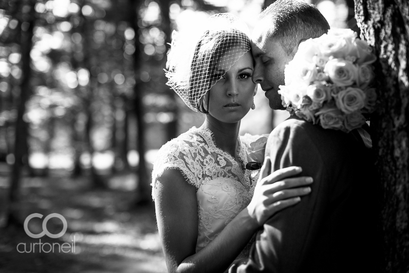Sault Ste Marie Wedding Photography - Janey and Josh - sneak peek, summer, Hiawatha Highlands, birdcage veil