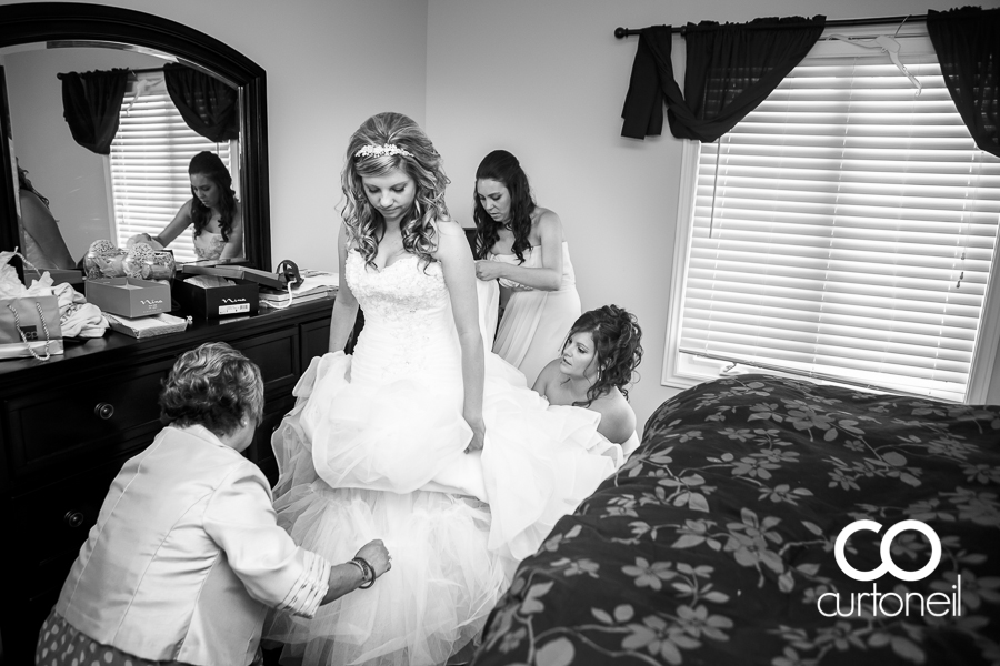 Sault Ste Marie Wedding Photography - Shannon and Eric - first look, Water Tower Inn, Wishart Park, summer