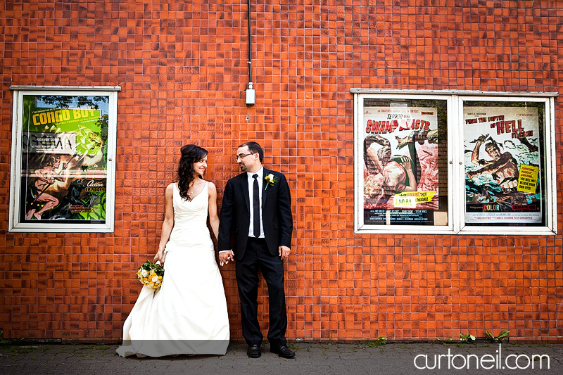 Stella and Mike - retro movie poster wedding
