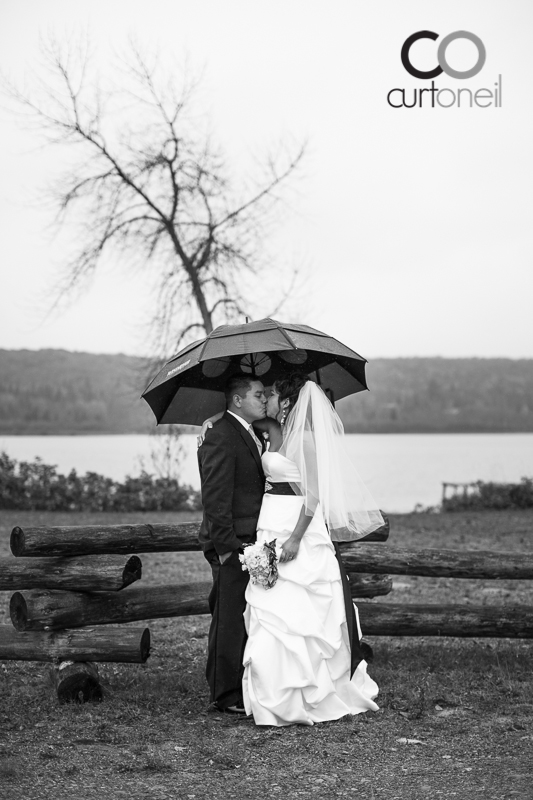 Sault Ste Marie Wedding Photography - Veronica and Gus - rainy day sneak peek Garden River