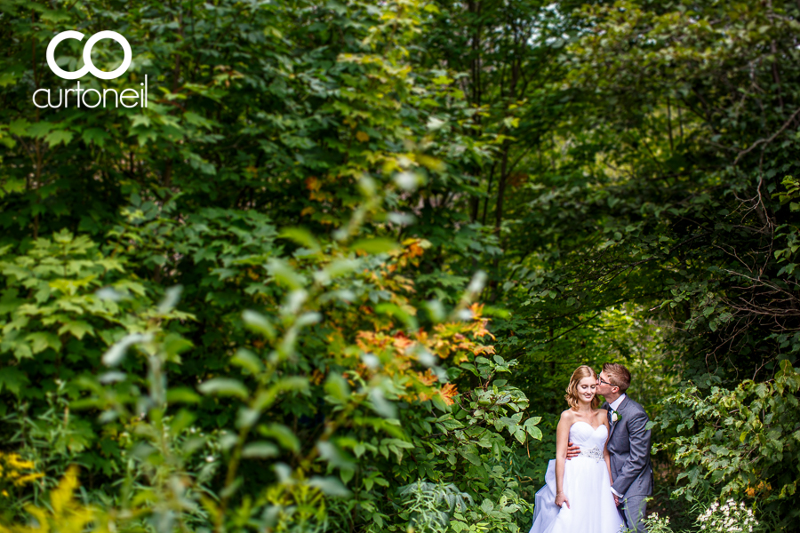 Sault Ste Marie Wedding Photography - Victoria and Adam - sneak peek, Wishart Park, summer, trees