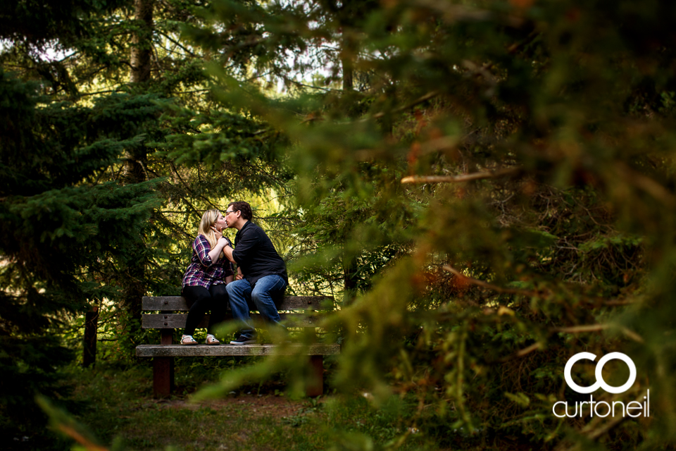 Aimee and Chris - Sault Engagement - Sneak - Bellevue Park