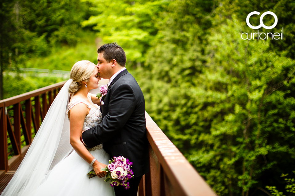 Kara and Tyler - Sault Wedding sneak peek at Fort Creek