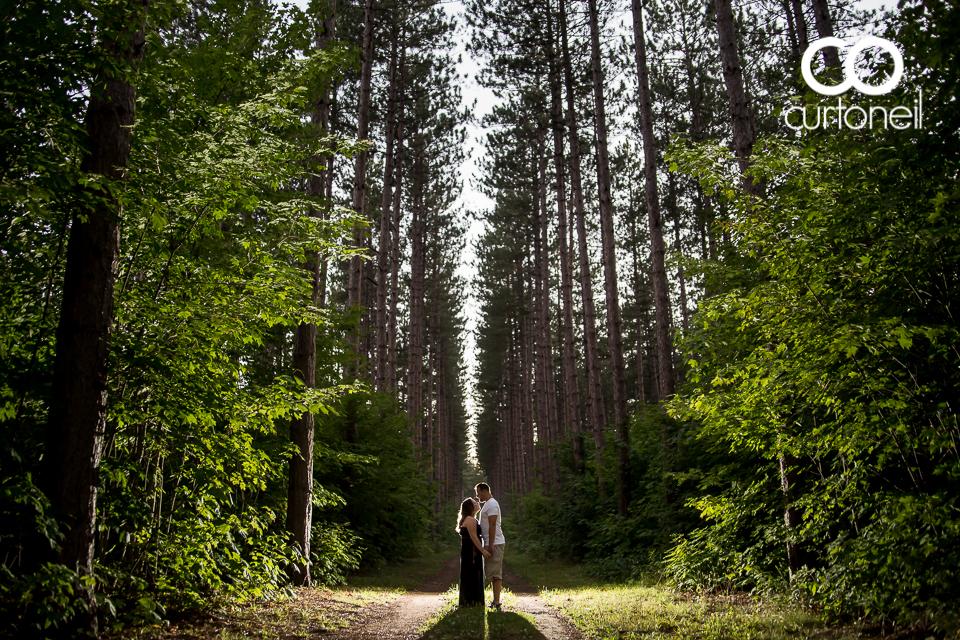 Melissa and Christian - Sault Engagement Pinder Trail
